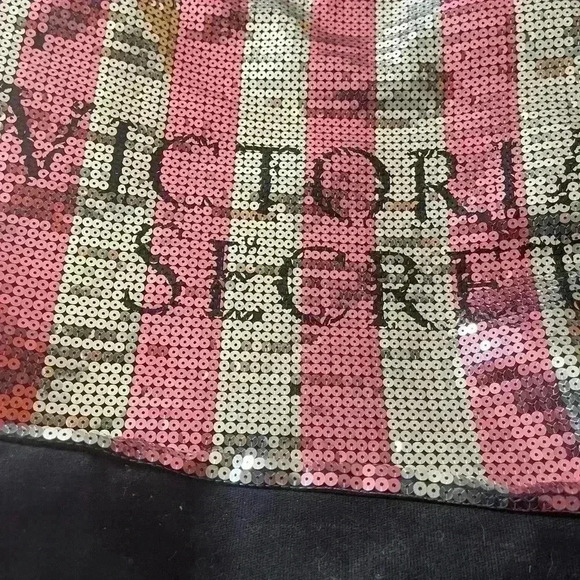 Victoria’s Secret sparkle canvas tote. - Picture 2 of 3